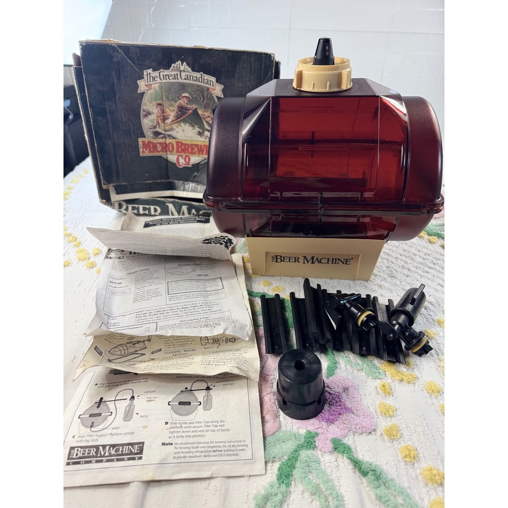 Vintage The Beer Machine Great Canadian Micro Brewery Co Home Brew System Boxed
